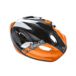 Casco Bici Bambino Arancio Nero Dino Bike Bimbo Bicicletta Pattini Monopattino