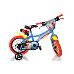 Bicicletta da Bambino Superman Ruota 16 Pollici 4 5 6 7 anni Bimbo Rotelle Freni