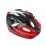 Casco da Bici Bambino Rosso Nero Dino Bike Bimbo Bicicletta Pattini Monopattino