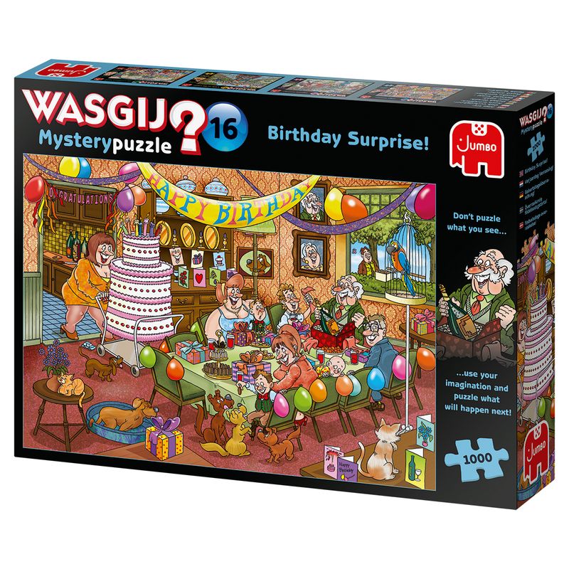 Jumbo-Wasgij-Mystery-16-Sorpresa-di-Compleanno-1000-Pezzi-Puzzle