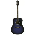 EKO music Ranger 6 Eq Chitarra acustica Nero, Blu Dreadnought 6 corde