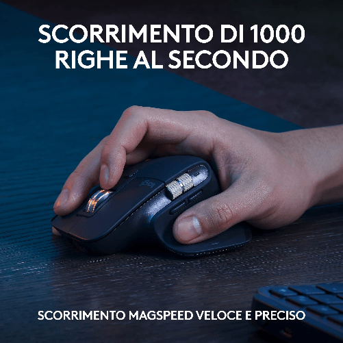 Logitech-MX-Keys-S-Combo---Tastiera-e-Mouse-Wireless-con-Palm-Rest-illuminazione-personalizzabile-Scorrimento-veloce-Bluetooth-USB-C-Windows-Linux-Chrome-Mac-Grigio