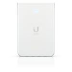 Ubiquiti U6-IW  Punto di accesso  UniFi6 In-Wall WiFi 6 Dual Band 1x GbE PoE In 4x GbE PoE Out