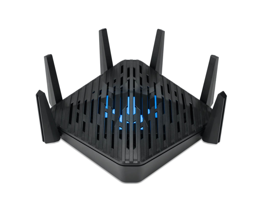 Acer Predator Connect W6 Wi Fi 6E router wireless Gigabit Ethernet Tri-band (2,4 GHz/5 GHz/6 GHz) Nero
