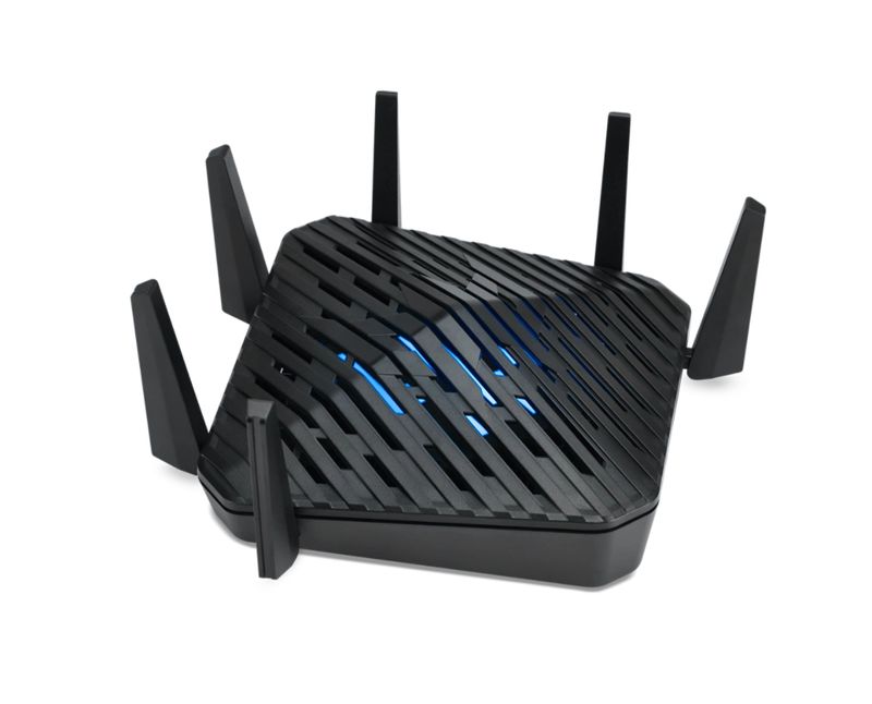 Acer-Predator-Connect-W6-Wi-Fi-6E-router-wireless-Gigabit-Ethernet-Tri-band--24-GHz-5-GHz-6-GHz--Nero