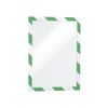 Durable-DURAFRAME-cornice-magnetica-A4-Verde-Bianco
