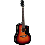 Eko - RANGER CW EQ BROWN SUNBURST, Chitarra Acustica CW con Equalizzatore, Top in Abete