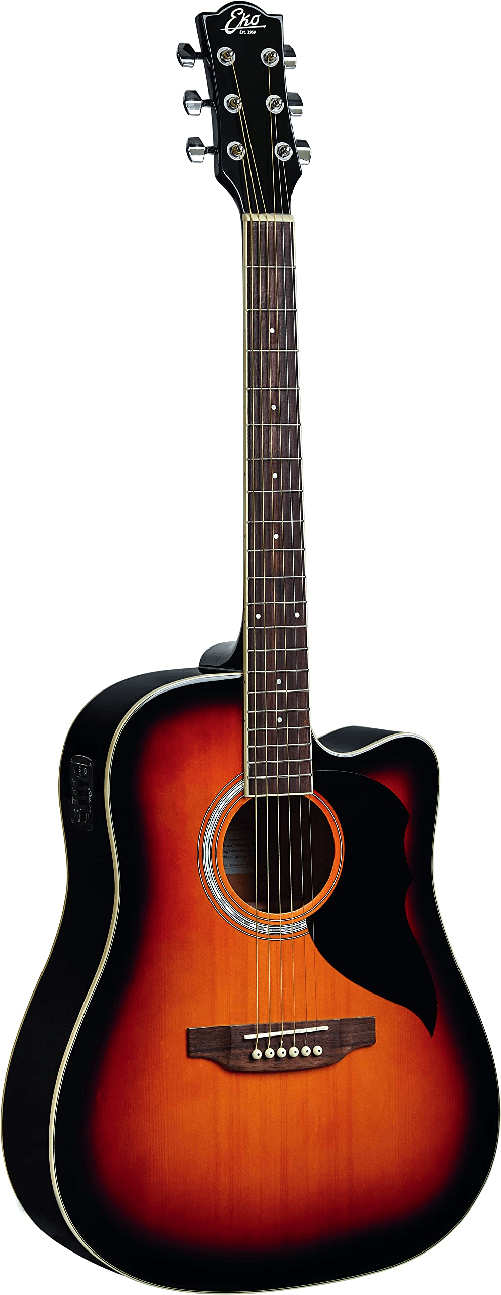 Eko - RANGER CW EQ BROWN SUNBURST, Chitarra Acustica CW con Equalizzatore, Top in Abete
