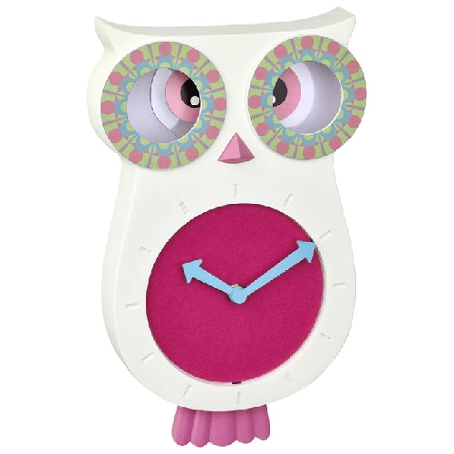 TFA-Dostmann-60.3052-Parete-Quartz-clock-Altro-Rosa-Bianco