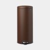 Brabantia-Newicon-30-L-Rotondo-Plastica-Acciaio-inossidabile-Marrone