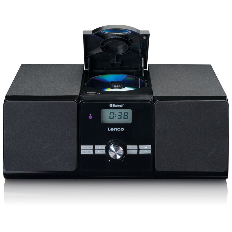 Lenco-MC-030BK-set-audio-da-casa-Microsistema-audio-per-la-casa-10-W-Nero