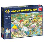 Jumbo Spiele Jan van Haasteren Camping in the Forest 2000 pcs Puzzle 2000 pz Fumetti