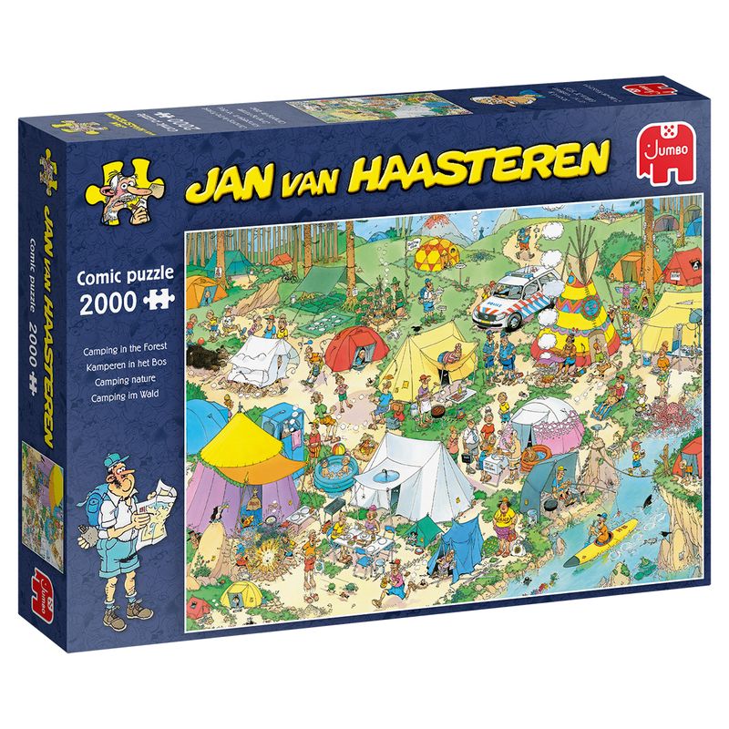 Jumbo-Jan-van-Haasteren-Camping-in-The-Forest-2000-Pezzi-Puzzle