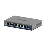 NETGEAR GS108Ev4 Non gestito L2/L3 Gigabit Ethernet (10/100/1000) Grigio