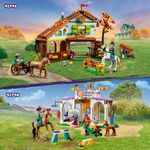 LEGO-Friends-41745-La-Scuderia-di-Autumn-2-Cavalli-Giocattolo-Carrozza-e-Accessori-Fattoria-con-Animali-Regalo-per-Bambini