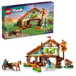 LEGO-Friends-41745-La-Scuderia-di-Autumn-2-Cavalli-Giocattolo-Carrozza-e-Accessori-Fattoria-con-Animali-Regalo-per-Bambini