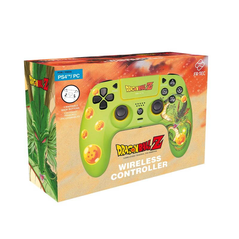 FR-TEC-DBPS4GP-periferica-di-gioco-Verde-Arancione-Bluetooth-Gamepad-Analogico-Digitale-PC-PlayStation-4