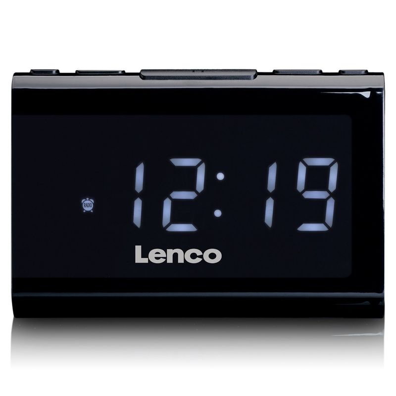 Lenco-CR-525-Radio-schwarz-Sveglia-digitale-Nero