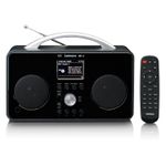 Lenco Radio Internet stereo Lenco PIR-645BK WLAN con DAB FM nero batteria