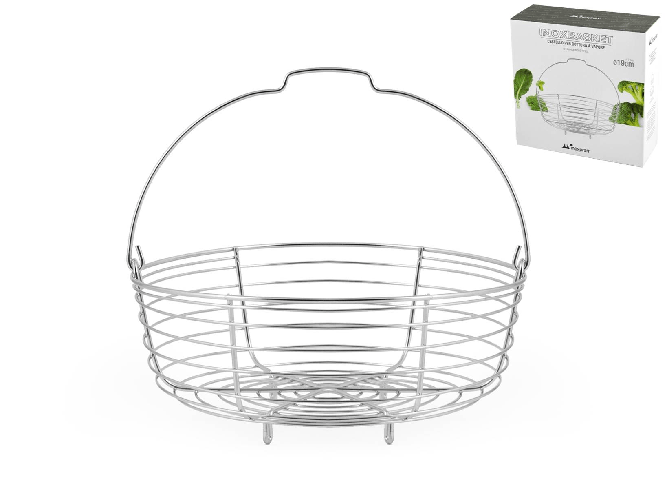 Cestello Cuocivapore Inox Inoxpran 19xh7