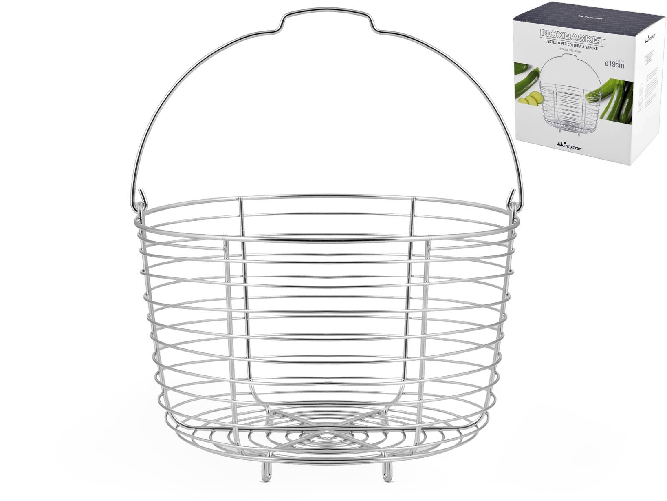 Cestello Cuocivapore Inox Inoxpran 19xh12