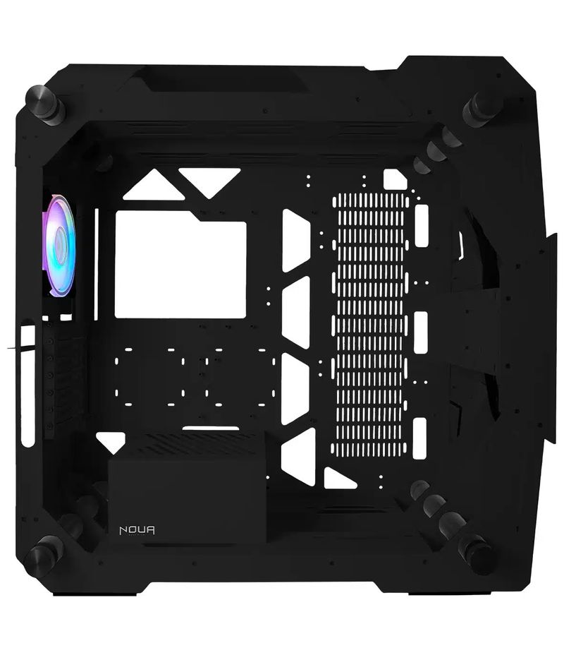 Noua-Ego-Nero-Case-Full-Tower-per-PC-Gaming-E-ATX-ATX-m-ATX-mini-ITX-1.2MM-SPCC-Front-Metal-USB3.0---Ventola-PWM-ARGB-Indirizzabile-Pannelli-Laterali-in-Vetro-Temperato