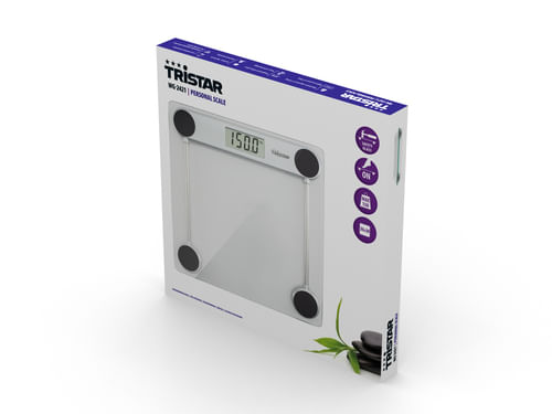 Tristar-Bilancia-pesapersone-elettronica-150-kg-100-g-Argento-Trasparente