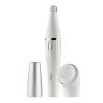 Braun-SE810-Face-Epilatore-con-Spazzola-Esfoliante-Bianco