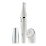 Braun-SE810-Face-Epilatore-con-Spazzola-Esfoliante-Bianco