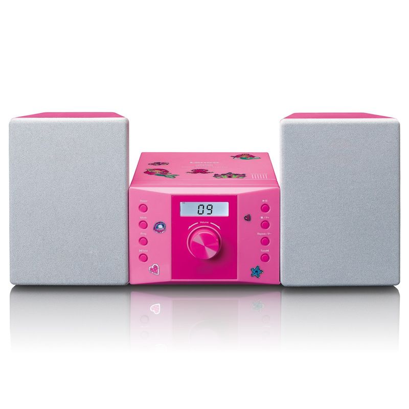 Lenco-MC-013PK-impianto-stereo-portatile-Digitale-4-W-Rosa