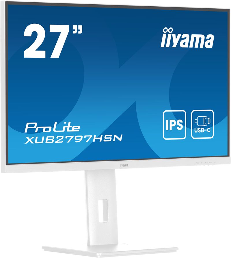 iiyama-Monitor-XUB2797HSN-W2---27--IPS-Full-HD-con-Dock-USB-C