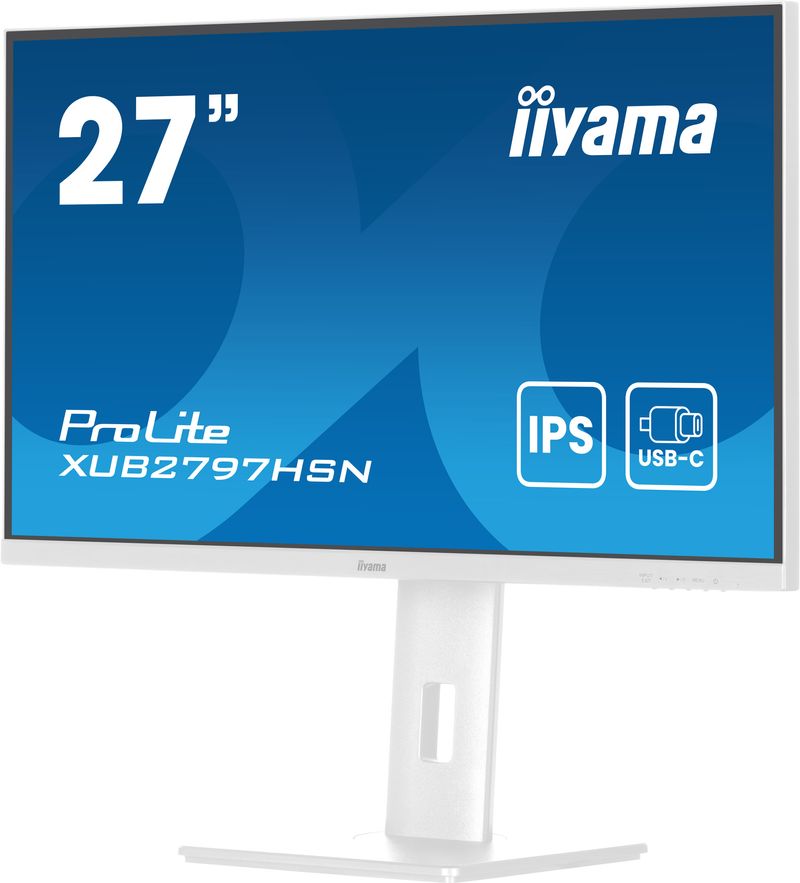 iiyama-Monitor-XUB2797HSN-W2---27--IPS-Full-HD-con-Dock-USB-C