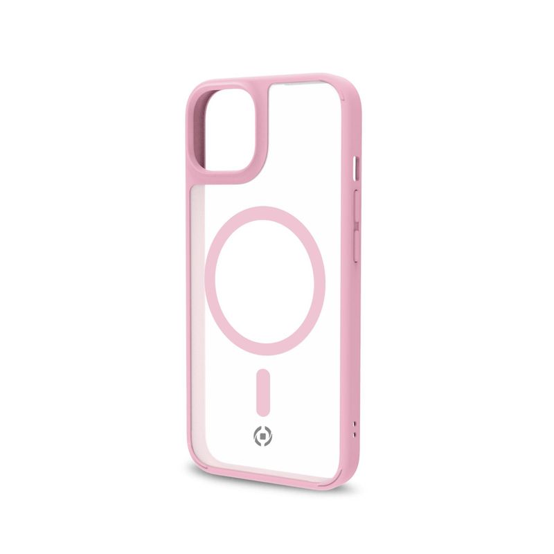 Celly-Magmatt-custodia-per-cellulare-155-cm--6.1---Cover-Rosa-Trasparente