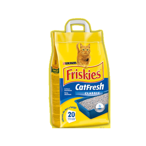 Lettiera per gatti Friskies Cat Fresh, modello 5114165, per un ambiente igienico e pulito
