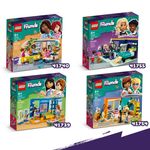 LEGO-41739-Friends-La-Cameretta-Di-Liann-Camera-Da-Letto-A-Tema-Artistico-Con-Personaggi-2023-Autumn-E-Geco-Domestico-Giochi-Per-Bambine-E-Bambini-Piccola-Idea-Regalo-Multicolore