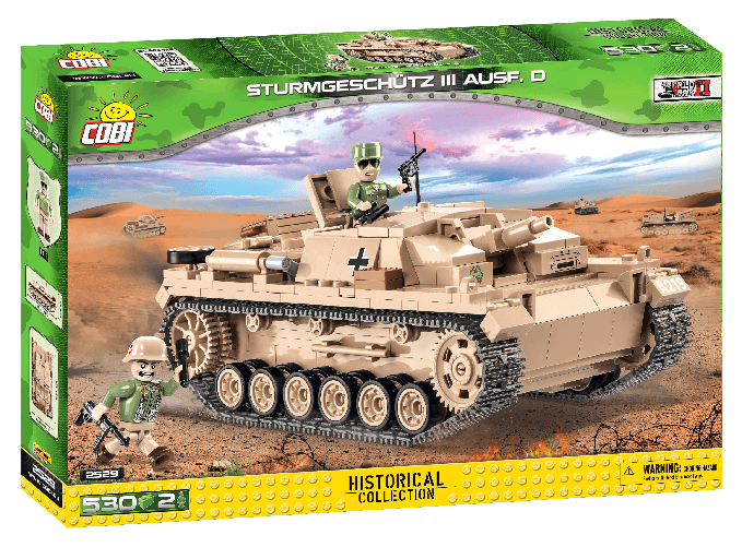 Cobi COBI SMALL ARMY - #2529 - 530PZ - STURMGESCHUTS III AUSF.D