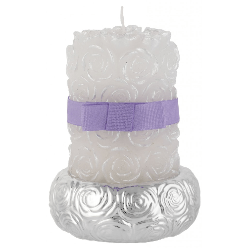 Bagutta PORTA CANDELA ROSE + CANDELA 1863-01 G