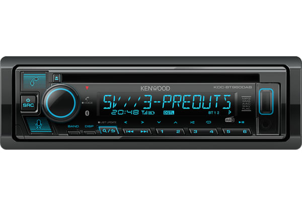 Kenwood-Electronics-KDC-BT960DAB-Nero-2000-W-Bluetooth