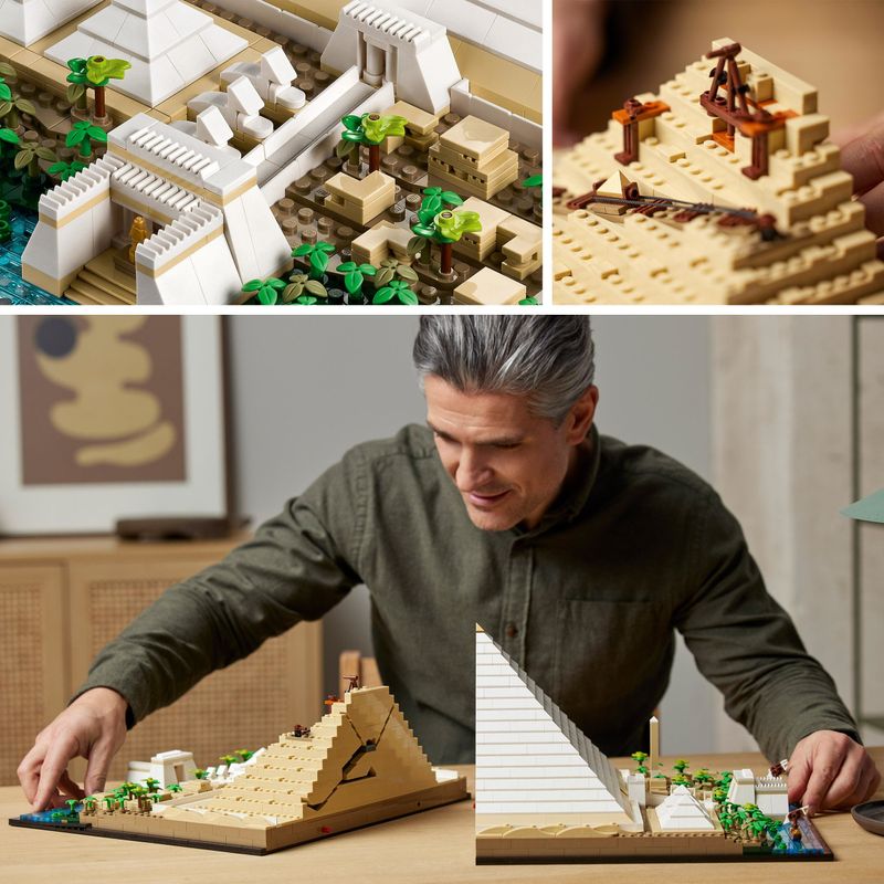 LEGO-Architecture-21058-La-Grande-Piramide-di-Giza-Set-da-Collezione-per-Adulti-Hobby-Creativi-Decorazione-per-la-Casa