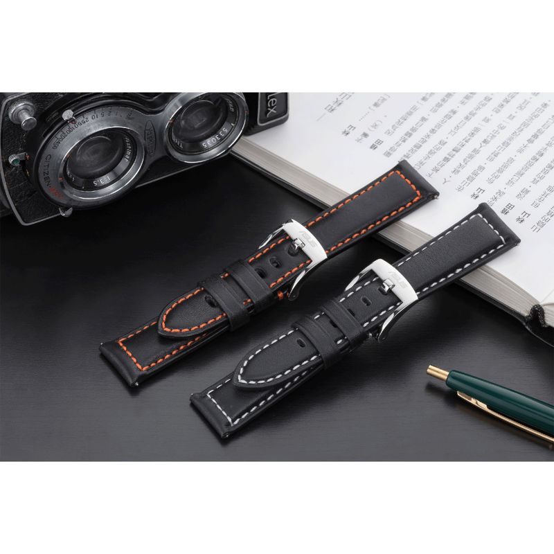 ASUS-VivoWatch-Strap--HC-S01--Cinghia-Nero-Arancione-Pelle