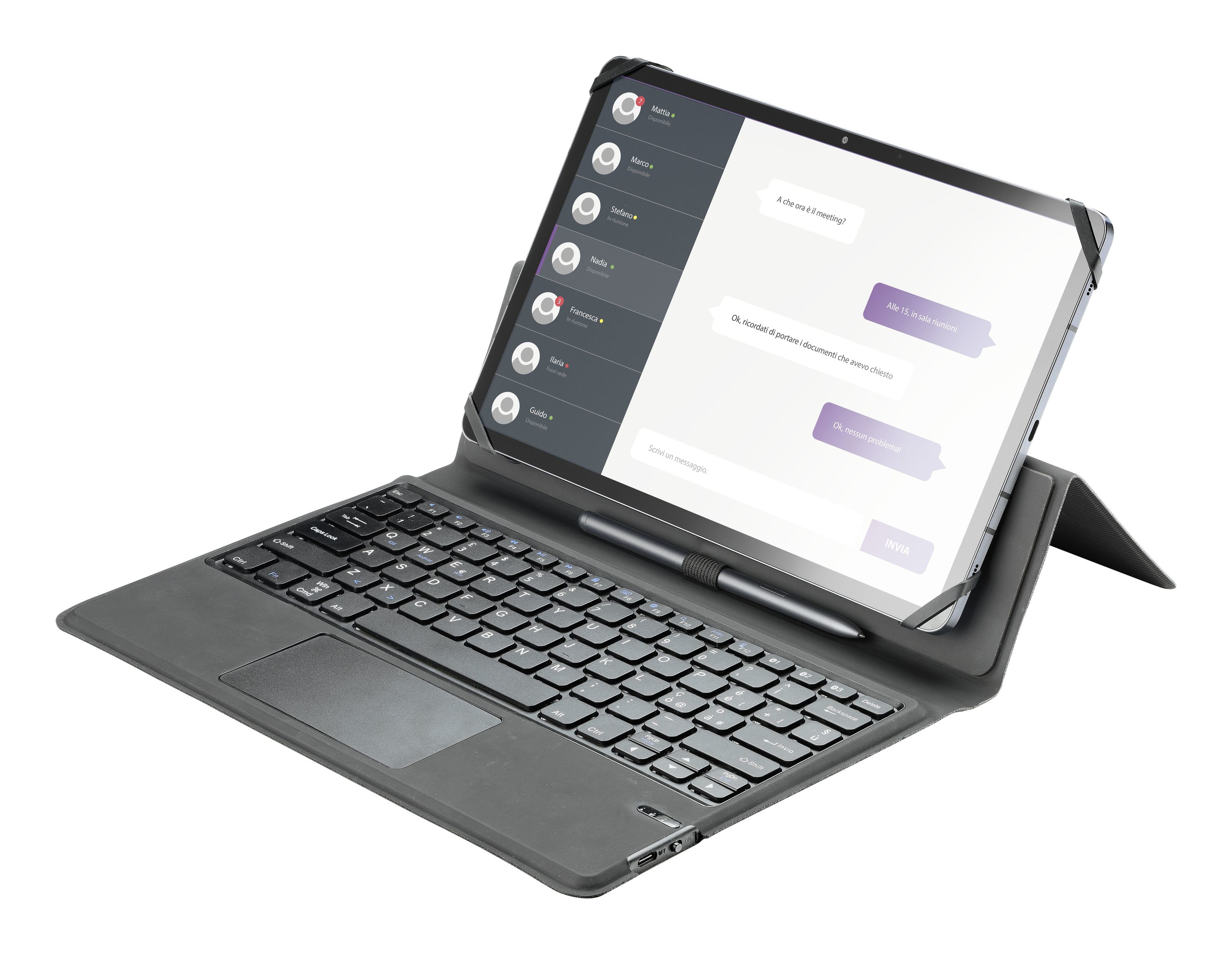 Cellular Line Custodia con tastiera Cellular Line KEYBOARDCASETABK KEYBOARD CASE Tab