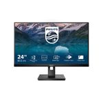 Philips-242S9JML---Monitor-Full-HD-da-24-pollici-altezza-regolabile-altoparlanti--1920x1080-75-Hz-VGA-DVI-HDMI-DisplayPort-hub-USB--colore-nero