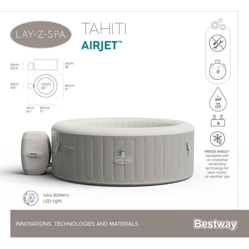 Bestway-Piscina-idromassaggio-LAY-Z-SPA-Tahiti-Airjet-gonfiabile