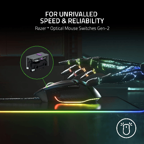 Razer-Basilisk-V3---Mouse-da-Gioco-Ergonomico-e-Personalizzabile
