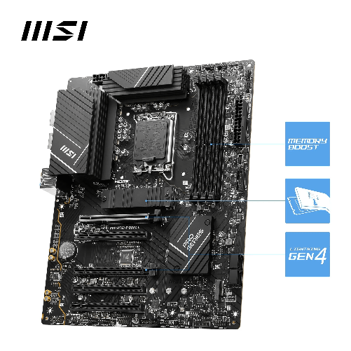 MSI-PRO-B760-P-DDR4-II-Scheda-Madre-ATX---Prestazioni-Superiori-per-Intel