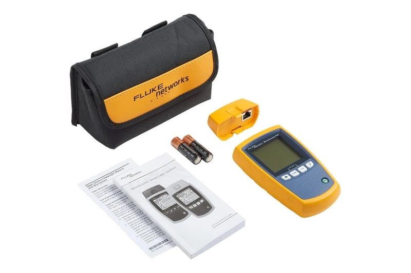 Fluke-MicroScanner-PoE-Tester-PoE-Blu-Giallo