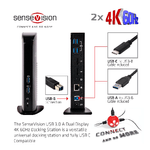 Docking-Station-Club-3D-CSV-1460-USB-3-0-Dual-Display-4K-60Hz