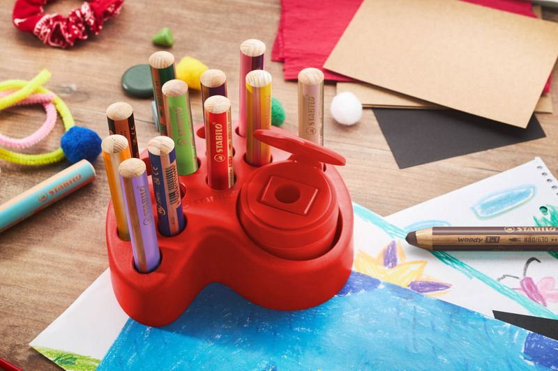 Stabilo-Woody-3-in-1-Set-da-Tavola-15-Matite-Colorate---Temperamatite-con-Contenitore---10x-Woody-3-in-1-2x-Woody-3-in-1-Pastello-3x-Woody-3-in-1-Duo