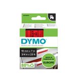 DYMO-D1---Standard-Etichette---Nero-su-rosso---19mm-x-7m