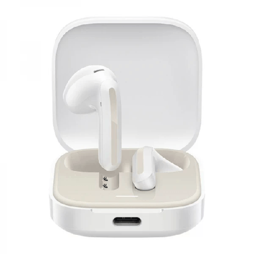 Cuffie-Xiaomi-Redmi-Buds-6-attive-Bluetooth-5.4-TWS---Microfono-integrato---Durata-batteria-fino-a-6-ore---Touch-Control---Colore-Bianco
